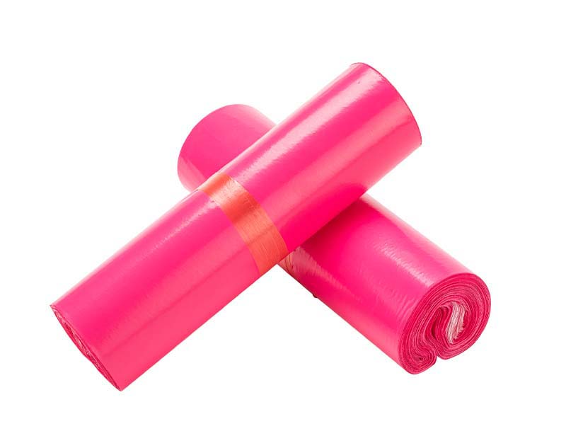 武安玫红色快递袋-02